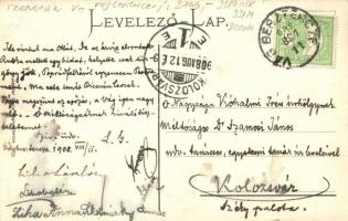 Vágbeszterce, Povazská Bystrica; Vág völgye gyárral / Waagthal / Vah valley with factory