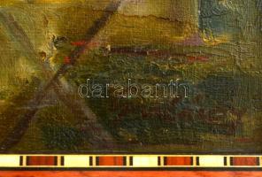 Gulácsy jelzéssel: Olvasó hölgy. Olaj, falemez, keretben, 20×25 cm