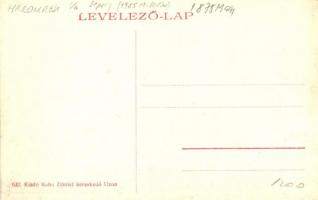 Uzon, Ozun; Piac, Községháza, Kohn Dániel üzlete és saját kiadása / market square, town hall, shop