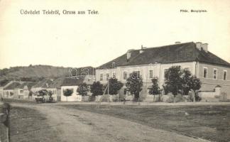 Teke, Tekendorf, Teaca; Fő tér / Hauptplatz / main square (EK)