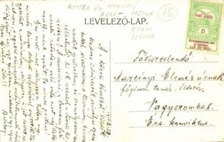 Szenice, Szenicz, Senica; Fő tér, Szálloda a Fekete Sashoz / main square with hotel