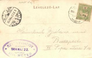 Selmecbánya, Banská Stiavnica; Szitnyahegy, kiadja Joerges / Sitno mountain