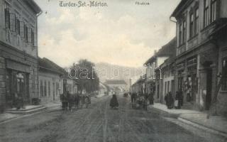 Turócszentmárton, Turciansky Svaty Martin; Fő utca üzletekkel / main street with shops  (Rb)