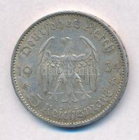 Német Harmadik Birodalom 1934A 5M Ag "Náci hatalom első évfordulója" T:2,2-
German Third ...