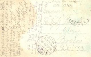 Székelyhíd, Sacueni; Ér folyó részlet fahíddal / river Ier with wooden bridge (fl)