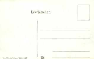 Újtátrafüred, Neu-Schmecks, Novy Smokovec; Kávéházi vendégek a teraszon pincérekkel. Divald Károly 1...