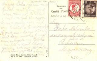 Bikszádfürdő, Baile Bixad; Berta Villa. Jónás Ármin kiadása / villa, automobile (EK)