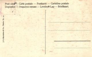 Yantai, Chefoo, Zhifu; French Post office, cafe and restaurant, shops of  J.G. Myrciades & Co Ge...