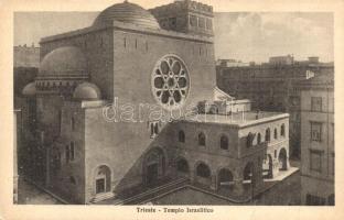 Trieste, Tempio Israelitico / synagogue. Judaica (tear)