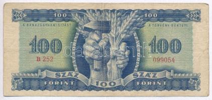 1946. 100Ft T:III-
Hungary 1946. 100 Forint C:VG
Adamo F26