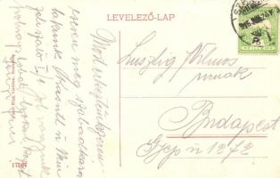 Szabadka, Subotica; Izraelita templom, piac, zsinagóga, takarékpénztár. Váczi Elek kiadása / synagog...