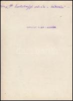 cca 1920-1940 Kerny István (1879-1963): A hortobágyi vásár "szétverése", pecséttel jelzett...