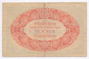 Korea / Japán Protektorátus 1916. 10s T:III
Korea / Japan Protectorate 1916. 10 Sen C:F