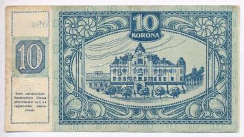 Szombathely 1919. július 15. 10K "Vasmegyei direktórium" szükségpénze, "Szombathelyi ...