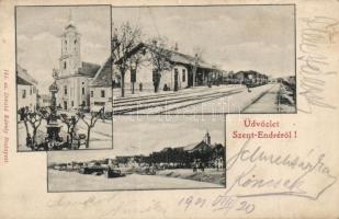 Szentendre vasútállomással (EK)