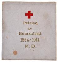 Osztrák-Magyar Monarchia 1915. "Vörös Kereszt Ezüst Díszérme hadidíszítménnyel" női csokor...