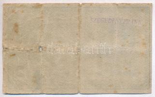 1918. 25K "3104" 3mm, hullámos hátlap, hamis "Szegedi Népbank" felülbélyegzéssel...
