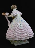 Herendi Déryné, kézzel festett, jelzett, hibátlan, m: 35 cm