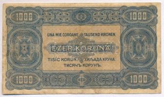 1923. 1000K "Magyar Pénzjegynyomda R.t. Budapest" nyomdahely jelöléssel T:III
