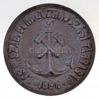 1896. "Kőszénbányái sajtolt és pirszén gyártása Pécsett / I. Cs. K. Szab. Dunagőzhajózás Társas...