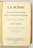 Karl Baedeker: La Suisse et les parties limitrophes de la Savoie et de l'Italie. Leipzig, 1928,...