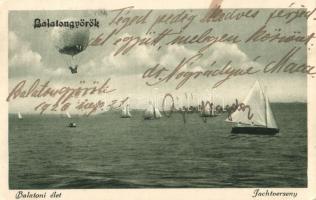 Balatongyörök, Balatoni élet, Jachtverseny, hőlégballon (EK)