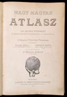 1906 Dr. Brózik Károly: Nagy magyar atlasz. A Magyar Földrajzi Társaság. Megbízásából Erődi Béla és ...