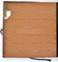 Ismeretlen fotóművész albuma, közte néhány színészről, néptáncelőadásokról készült fotó, albumban