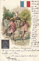 Madagascar stamps litho
