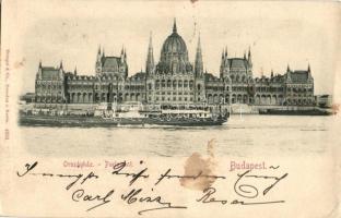 1899 Budapest V. Országház, Parlament. Emb. (EK)