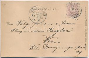 1899 Budapest V. Országház, Parlament. Emb. (EK)