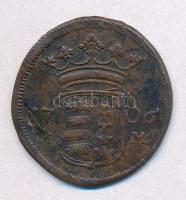 1706M-M X Poltura Cu "II. Rákóczi Ferenc" Munkács (6,44g) T:3 lyuk
Hungary 1706M-M X Polt...