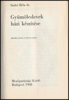 Szabó Béla: Gyümölcslevek házi készítése. Bp.,1968, Mezőgazdasági. Második, javított és bővített kiadás. Kiadói papírkötés.