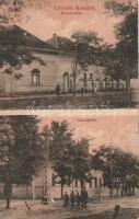Mohol, Mol; Szanatórium, Községháza. Tóth Andor kiadása / sanatorium, town hall (EK)