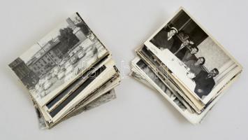 cca 1960-1980 Vegyes városképes, családi képes fotó tétel, 68 db, 9x14 cm