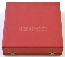 1989. "Pro Hungarotex" Br plakett, eredeti tokban (110mm) T:1-,2