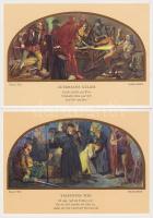 Auerbachs Keller im Messehaus Mädler-Passage zu Leipzig. 5 Bild-Karten nach Gemälden. / 5 db modern ...