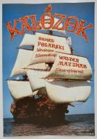 cca 1986 Kalózok, filmplakát, rendezte: Roman Polanski, ofszet, hajtásnyommal, 81x56,5 cm