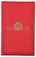 Berán Lajos (1882-1943) 1949. "Ferencz Városi Torna Club" Br díjérem koszorú keretben, mod...