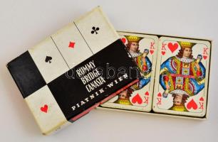Piatnik Wien kártyapakli, 104 lap + joker, saját dobozában, jó állapotban