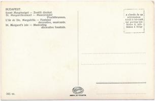Budapest - 3 db városképes lap:  Országház, Margitsziget zenélő díszkút, Szent Szív Intézet (Sacré C...