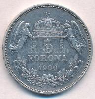 1900KB 5K Ag "Ferenc József" T:2,2- kis ph. Adamo K7