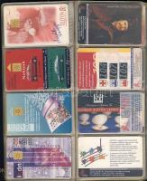 MAGYARORSZÁG / HUNGARY 170 db használt telefonkártya 4 db műanyag tartóban / 170 used phonecards in ...