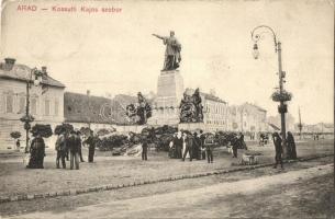 Arad, Kossuth Lajos szobor / statue (EK)