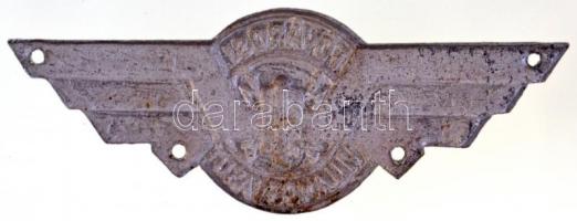 DN "Fővárosi Villamosvasút" felvarrható Al sapkajelvény (19x50mm) T:1-