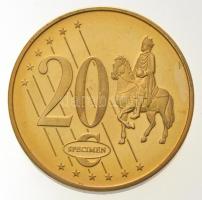 Vatikán 2005. 20c próbaveret T:1 fo.
Vatican 2005. 20 Cent trial strike C:UNC spotted