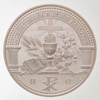 Kósa István (1953-) DN "Első szentáldozási emlék" jelzett Ag emlékérem, tanúsítvánnyal (31...