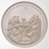 Kósa István (1953-) DN "Bérmálási emlék" jelzett Ag emlékérem (30,8g/0.999/42mm) T:PP ujjl...