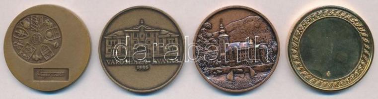 4db-os Br emlékérem, városok: Martfű, Makó, Miskolc és "Győr-Moson-Sopron Megye Szolgálatáért&q...