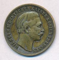 ~1900. "Ferenc József / II. Vilmos" fém emlékérem (28mm) T:2,2- karc
~1900. "Franz J...